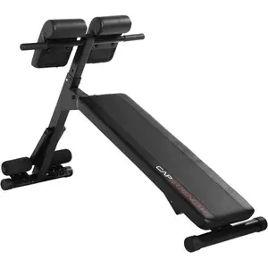 CAP Barbell Hyperextension/Ab Bench - Black adjustableweight dumbell