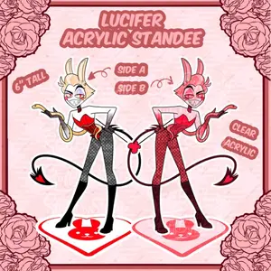 Hazbin Hotel Standee Acrylic-- lucifer PREORDER