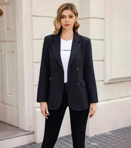 Elegant and sophisticated suit jacket with a feminine design sense