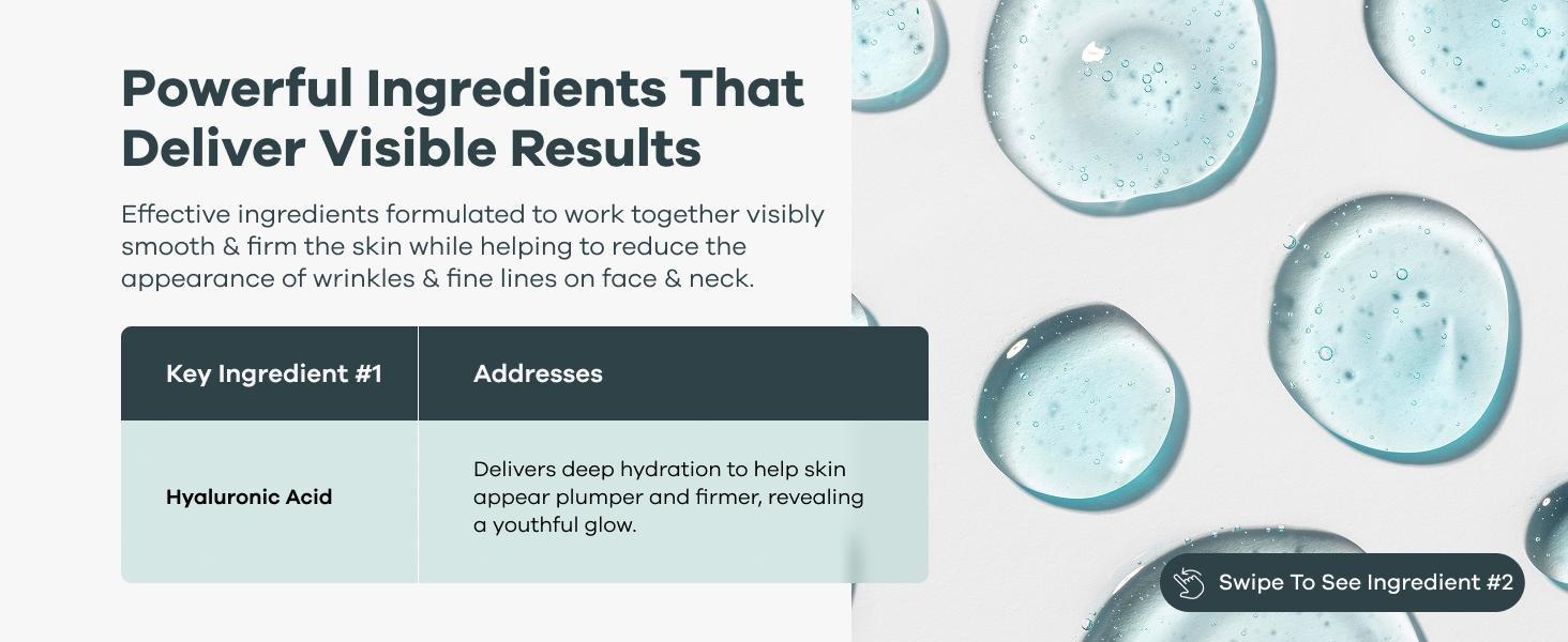 Seranova Micro Infusion System for Face & Neck 0.05mm Stamp with Hyaluronic Acid & Collagen Peptide Serum for Firmer Smoother-Looking Skin, Easy 5-Minute At-Home Skin Care Application