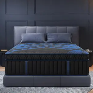 Sweetlove Hybrid Mattress – Gel Memory Foam & Pocket Springs, CertiPUR-US, Medium Firm, 12" & 14"