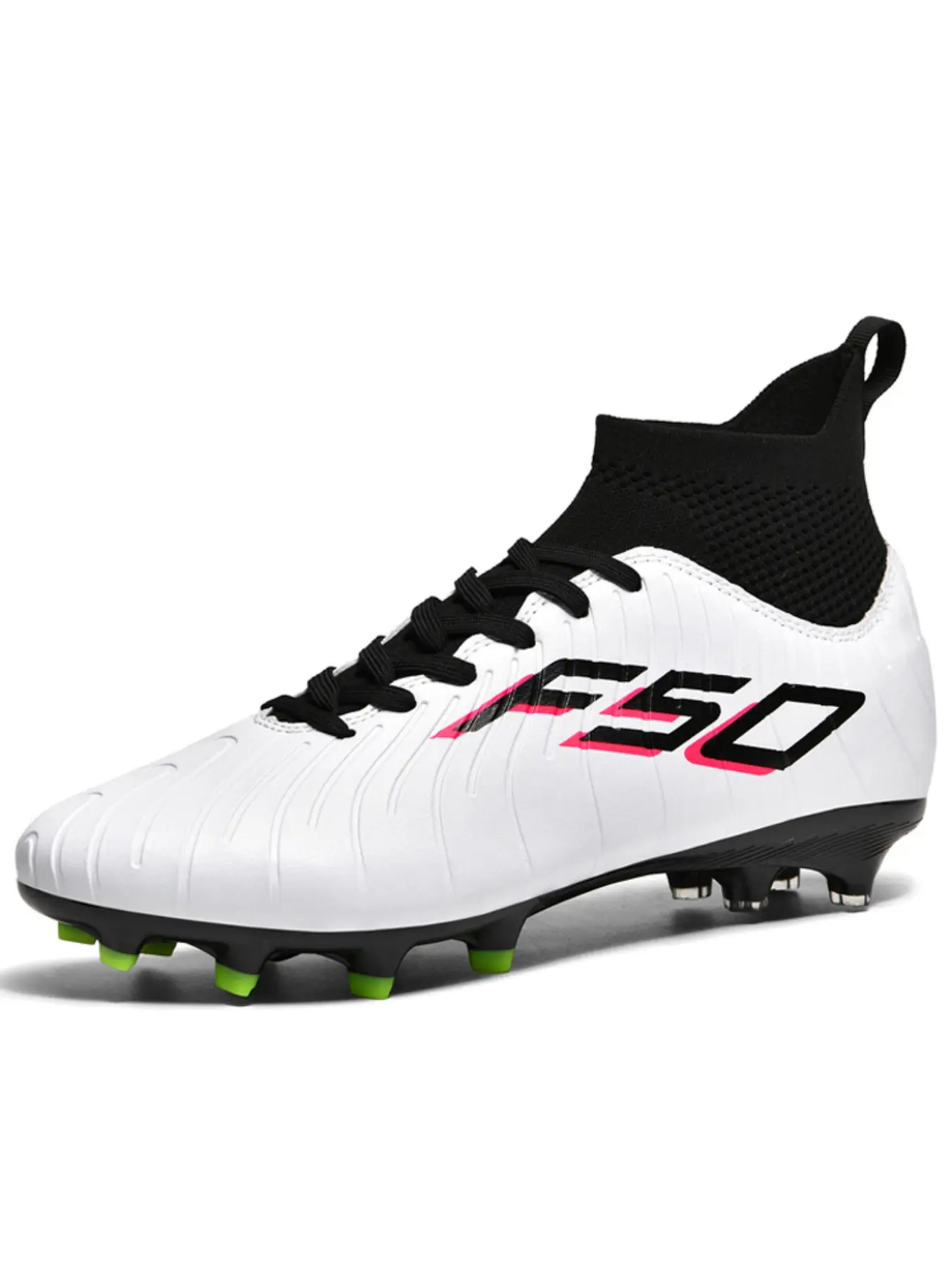 Men's Football Cleats, Lightweight Breathable Outdoor Sports Shoes, Suitable for Matches and Training, Durable Anti-Slip Cleats