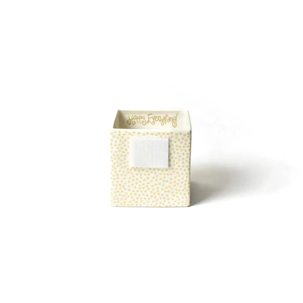 Neutral Small Dot Mini Nesting Cube by Happy Everything!