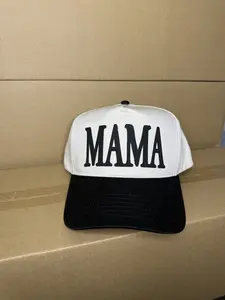 Black/MAMA Leather Patch