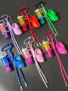 Small Water Cup Fashion Keychain Set, Detachable Lipstick Holder, Perfect Gift for Men and Women, Ideal for Various Festive Occasions