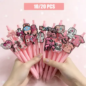 10/20 PCS Nurse and Doctor Ballpoint Pens - Medical Record Writing Pens, Ideal Gift for Nurses, Medical Assistants, and Students. Practical Gift for Nurses, Perfect for Colleagues on New Year, Valentine's Day, and Christmas