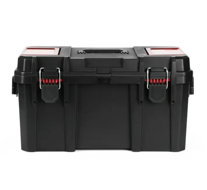 19-Inch Toolbox with Small Parts Organizer, Heavy-Duty Resin Tool Storage 19-Inch Toolbox with Small Parts Organizer, Heavy-Duty Resin Tool Storage