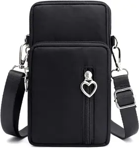 Small Crossbody Wallet Phone Bag Women Mini Crossbody Purse Cell Phone Shoulder Bag Mini Wallet Over Shoulder Strap