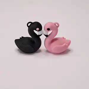 3D Printed Flamingo Keychain
