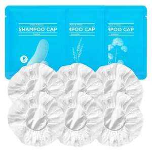 No Water Shampoo Caps (6 Pack) 3 Scents, Rinse Free Shower Cap for , After , Camping, Shampoo and Conditioner Hair Wash Cap (Lavender, Verbena and Cucumber Scents)