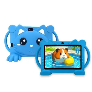 7 Inch Android Tablet, 1 Count Cute Cartoon Hamster Design Tablet with Parental Control Function, Educational Tablet for Boys & Girls, Ideal Gift for Birthday