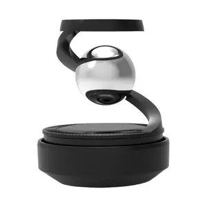 Solar Powered Star Ring Car Ornament Suspended Rotating Perfume Seat Floating Ball Interior Decor