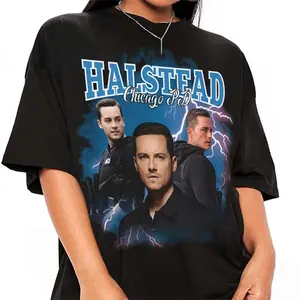 Jay Halstead Shirt | Chicago PD Fan Shirt, Jay Halstead Jesse Lee Soffer Fan, Chicago Tv Series Merchandise, Chicago PD TV Show HG0