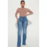 Deep In My Soul Flare Jeans - Light Wash