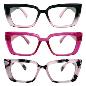 ZOELEAD 3-Pack Blue Light Blocking Reading GlassesFashionable Women's Reading Glasses with Spring Hinges ZOELEAD 3-Pack Blue Light Blocking Reading GlassesFashionable Women's Reading Glasses with Spring Hinges