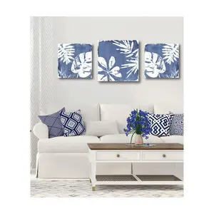 Courtside Market Navy & White 3 Piece Canvas Set