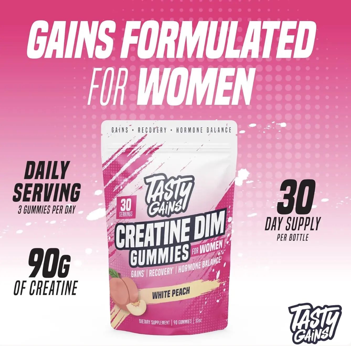 Tasty Gains Creatine Gummies
