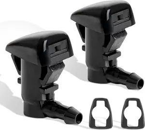 2 Front Windshield Washer Nozzle Kit fit for 2007-2011  Edge, 2007-2010 Lincoln MKX Base   , Replacement for 7T4Z-17603-A