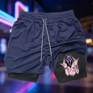 Men's Grunge Streetwear Shorts - Cheeky Ghost Muse Bop Shorts