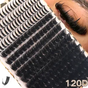 Environ Diary 10 Rows Lash Clusters, Dramatic Volume Eyelash, 2 Styles (Spiky & Fluffy), 10-18mm Lengths, DIY Eyelash Extension Clusters, Soft & Lightweight False Lashes, For Natural & Dramatic Eye Makeup, For Daily & Party, Lengthening Volumizing Lashes