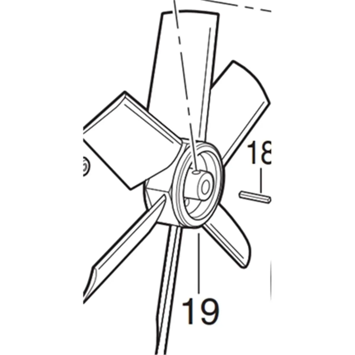 Allegro Industries 9539-12F Industrial Plastic Blower with Adjustable, Durable 8-Fan Blades and Flow Control