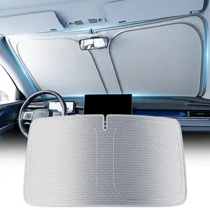 2026 Latest foldable car windshield sunshade,thickened design privacy shield, effectively blocks UV Rays, suitable for sedans, SUVs, and MPVs,Graphene,Please specify the vehicle model, size, and color in the order notes.