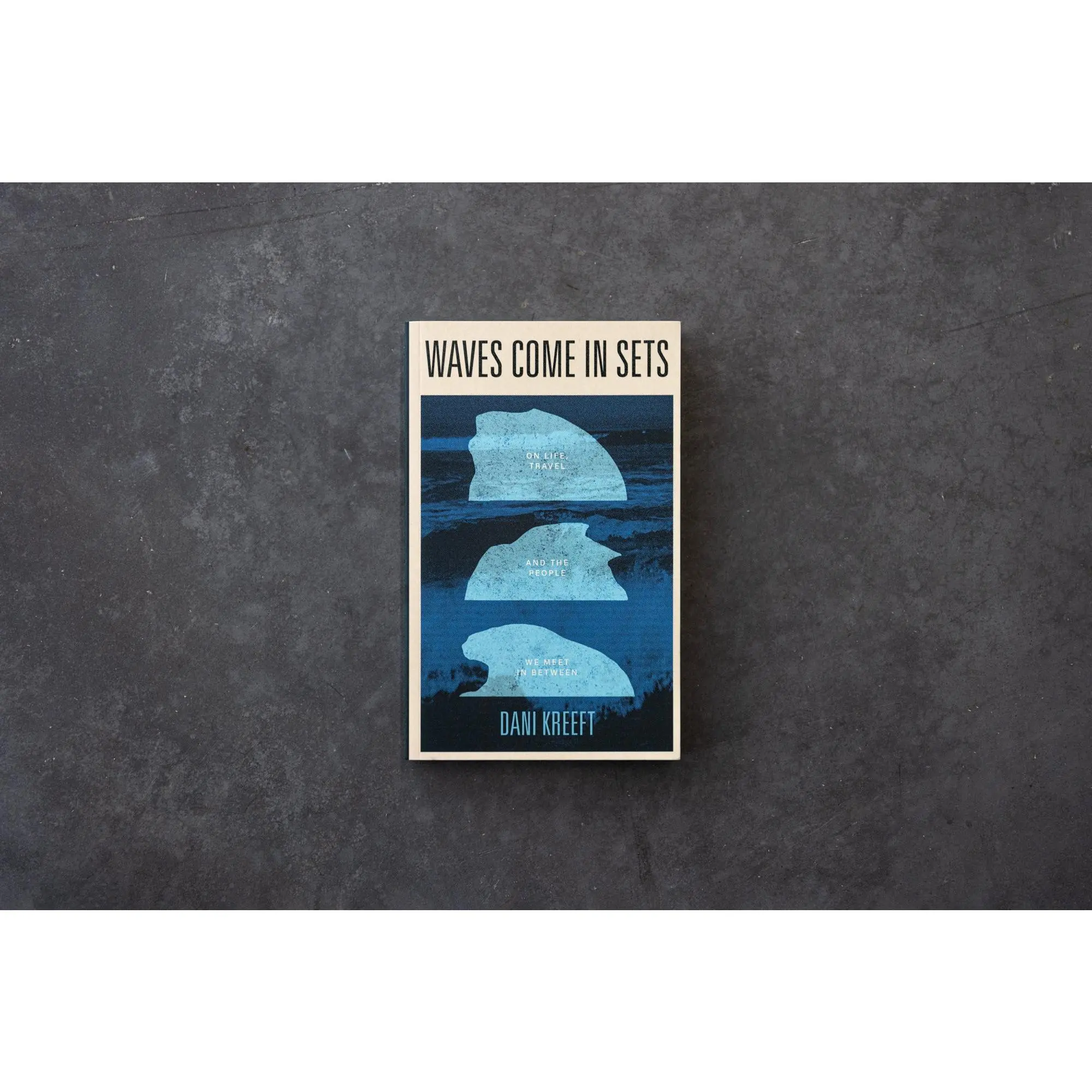 "Waves Come In Sets" Themed Wall Poster - Essays on Life, Travel, Journey and the People We Meet In Between - Home Decor Art Print for Home Supplies