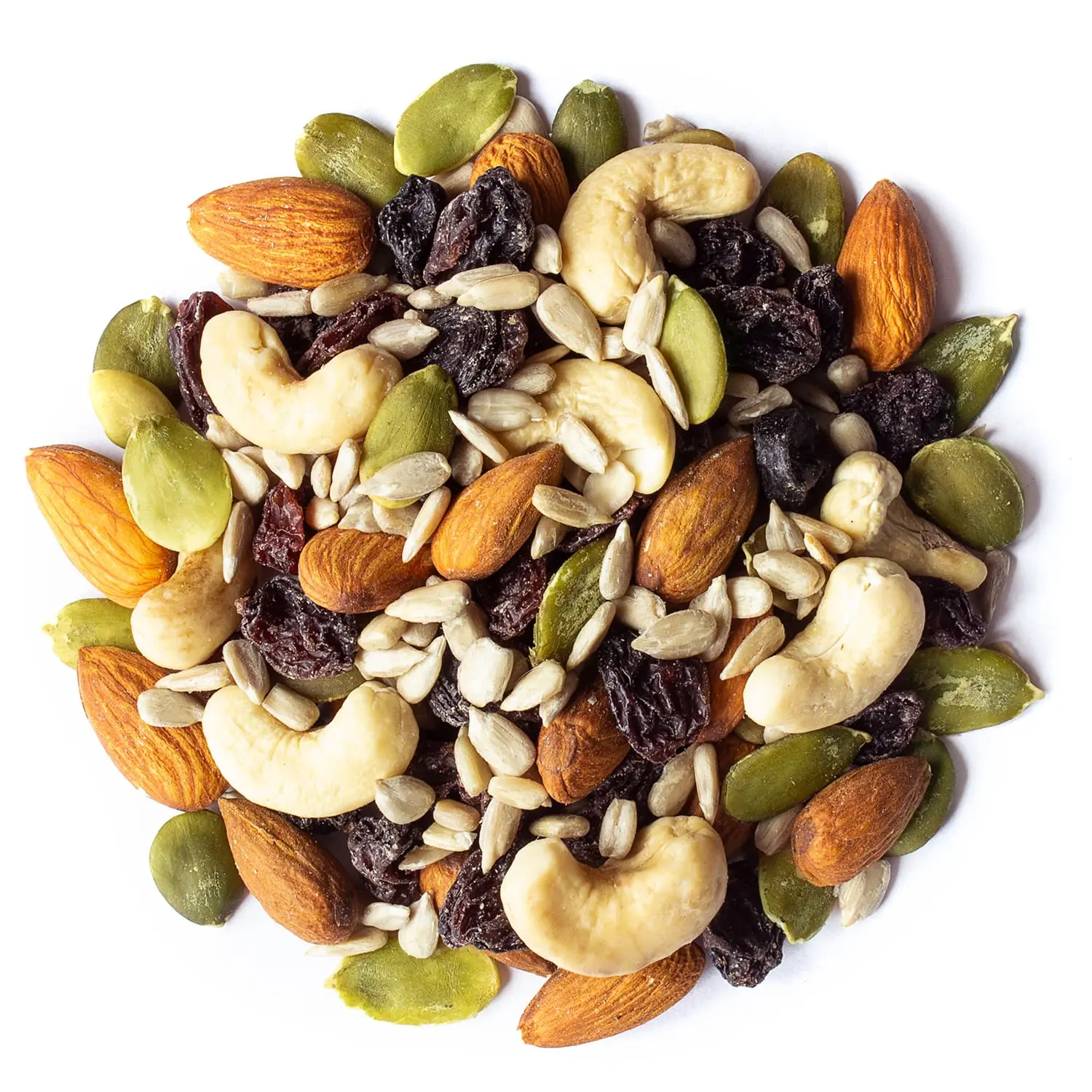 Organic Raw Seeds, Nuts and Raisins Mix - by Food To Live Perfect Snack Treat Assorted Snacks