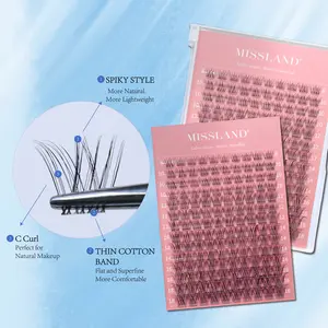 MISSLAND | Natural Individual Lashes Kit - Looks Like Your Own Lashes, But Better. Ultra-Fine Base, Zero Fake Lash Vibe. Just Subtle Length & Soft Definition