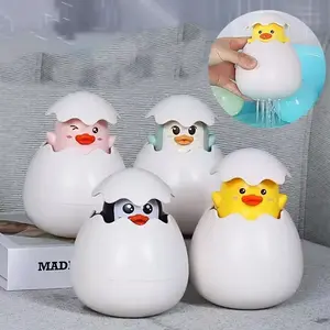 Cute Cartoon Children Bath Toys, Fun Kids Swimming Shower Spray Duck Penguin, Boys Girls Beach Bath Toy, Playful Bathroom Accessories