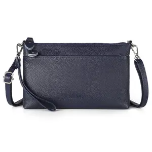 BEFEN Genuine Leather Adjustable RFID Blocking Wristlet Clutch Wallet - Small Women's Athletic Crossbody Shoulder Handbag, Adjustable Rfid Wristlet tiktokshopspringglowup