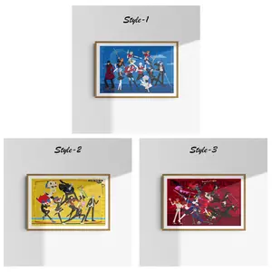 Persona 3, 4, 5 Bundle Art Poster Unframed, Investigation Team, Phantom Thieves Anime, Anime Manga Wall Art Decor, Gift For Fans A Poster Soft Tone Aesthetic Poster