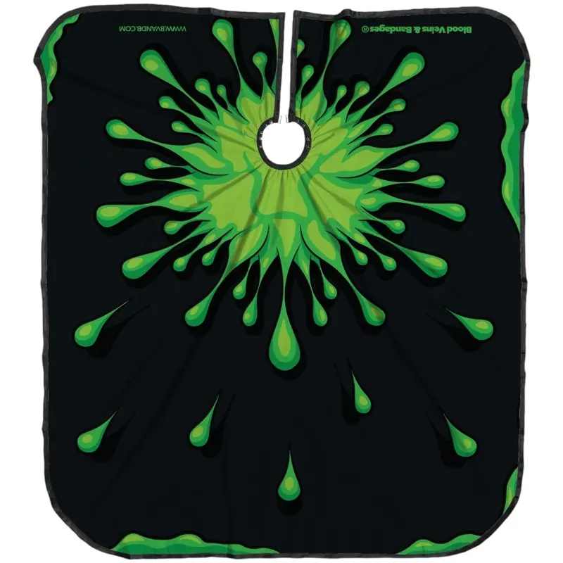 Slime time - Blood Veins and Bandages Elastic Collector's Barber Cape