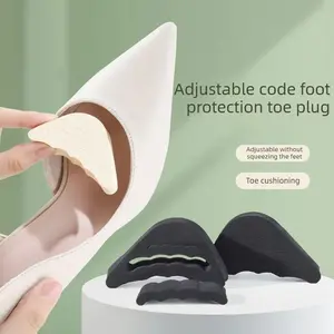 3PCS Toe cap inserts, half-size insoles, big-to-small shoe converter, front-of-foot pads, anti-slip insoles, half-length insoles for size adjustment