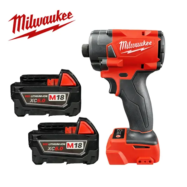 Milwaukee M18 Compact High Torque Impact Driver Kit - Cordless Power Tool, 6.0Ah Battery, Charger, Specialty Mechanic Auto Repair Tool (Reseller)