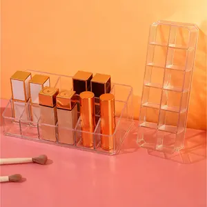 Acrylic Lipstick Storage Box , Large/medium/small Multi-Sizes, Makeup Organizer Display Rack, Perfect for Drawers, Vanity, Bathroom