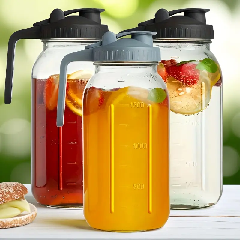 Stylish Transparent Glass Beverage Cup - Reusable Portable Hydration Tumbler Glasses with Flip Leak-Proof Lid, Straw, Heat-Resistant Design, Washable; Works for Iced Coffee, Soda, Tea, Water; Kitchen Drinkware Gift for Highland Cow Lovers Summerwins, Wate