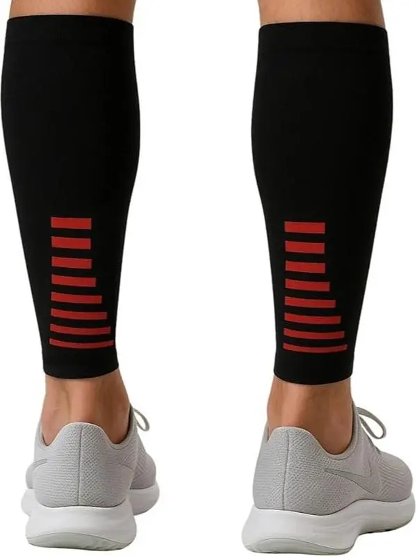 Adjustable Calf Compression Sleeves and Leg Wraps for Shin Splint Support Pain Relief for Running Basketball Cycling Essential Support for Athletes