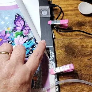 1pc/2pcs Diamond Painting Accessories Light Pad Switch Cover, Anti Accidental Touch Button Protector Cover, Dustproof Protective Cover For Light Pad And Button, Practical Plastic Accessories