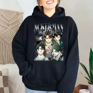 Limited Levi Ackerman Shirt, , Attack On Titan Unisex T Shirt, Anime Manga Sweatshirt Hoodie, Unisex Sweater Pullover Tee