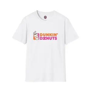 Dunkin Dznuts- parody tee Top Menswear Comfort Casual Shortsleeve Streetwear