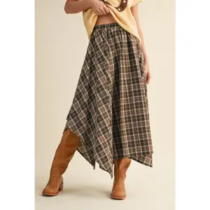 Paid Handkerchief Skirt