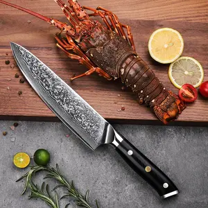Classic 8 Inch Men Chef's Knife VG10 Damascus Steel Japanese Kitchen Knife