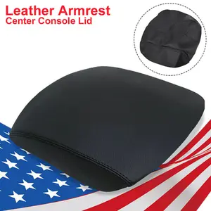 CROSSDESIGN Fit For 2009-2015  Honda Pilot 3.5L Leather Center Console Armrest Lid Cover USA
