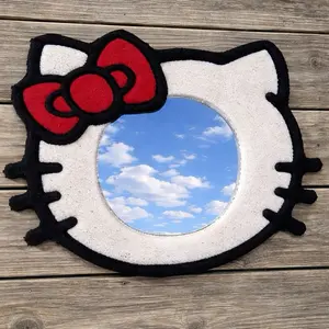 Custom Kitty Rug Mirror