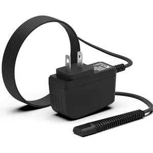 12V Shaver Charger Compatible with Braun Shaver Series 9 8 7 6 5 3 1 3040s 340s 5018s 7020s 370 390cc 720 760cc 790cc 7865cc 9095cc S9 S7 S5 Pro, Power Replacement for Braun Electric Razor Adapter