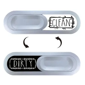 Metallic Silver Color Dishwasher Status Indicator, Easy Install No Drilling, Dual State Switch, Ideal for Home & Commercial Kitchens