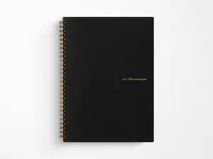 Maruman Mnemosyne Notebook N174 - B5 8mm Lined with Vertical Divider