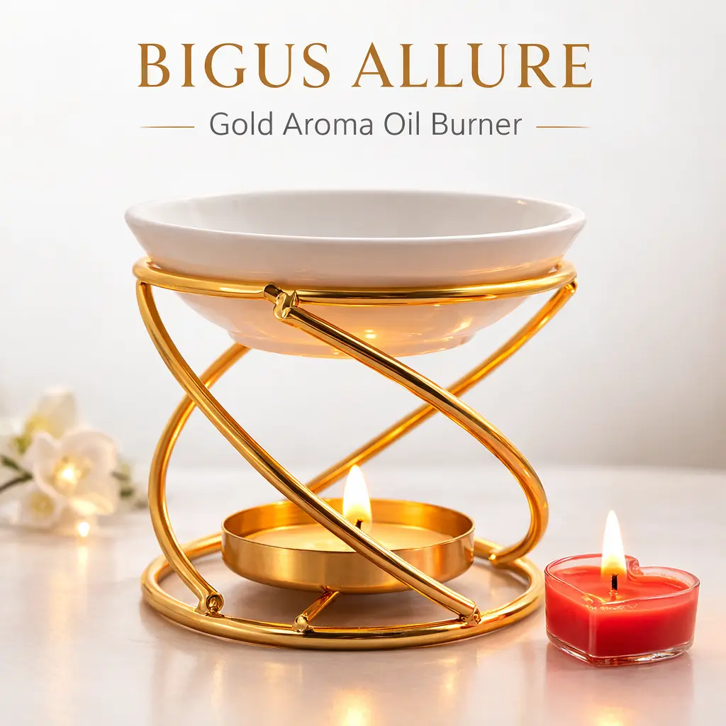 Gold Aroma Oil Burner