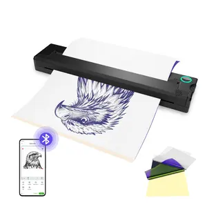 PeriPage P90 Tattoo Stencil Printer,Portable Wireless Thermal Tattoo Printer for Temporary tattoos Compatible with Smartphone,Pad & PC five label printer